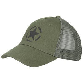 TRUCKER CAP - SIZE-ADJUSTABLE - MFH® - OD GREEN