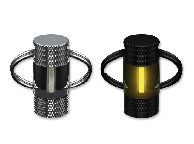 BRELOC LUMINOS TRIGALIGHT - ILUMINARE FĂRĂ BATERII - GALBEN - TRASER®