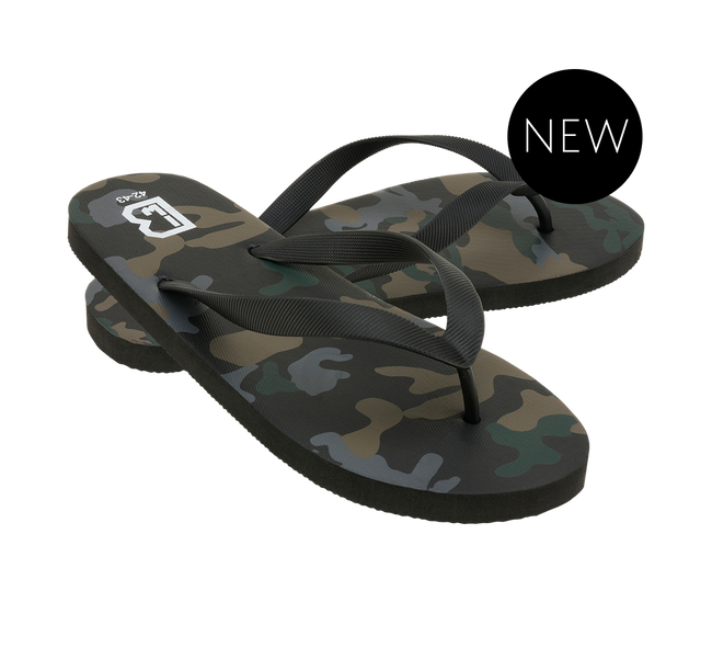 SLAPI DE PLAJA - DARK CAMO