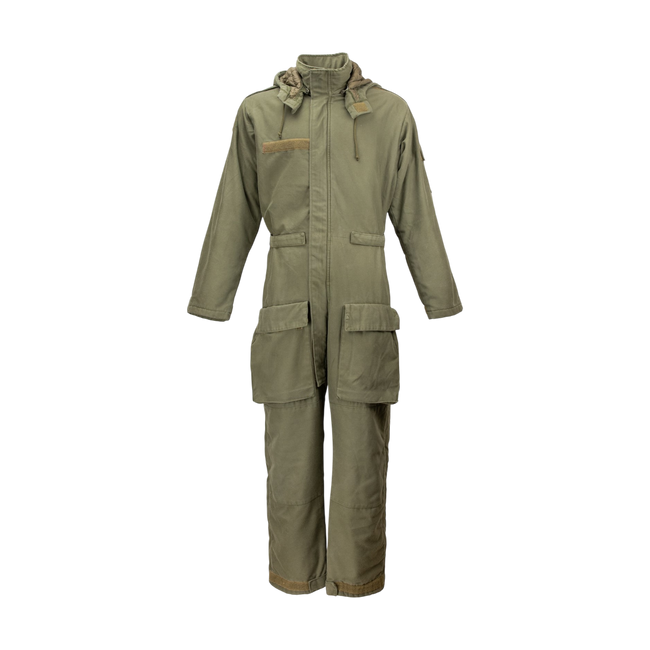 Salopeta militara captusita cu gluga - Surplus militar armata Austriaca - Verde OD - Ca noua 