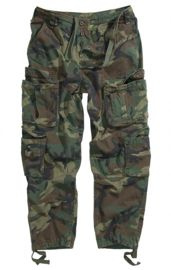 WOODLAND CAMO ´VINTAGE´ MEN PANTS STONE-WASHED