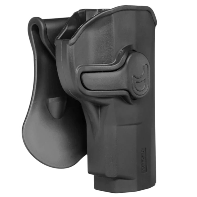 PISTOL HOLSTER - RIGHT SIDE - BERETTA PX4 STORM - BLACK - AMOMAX