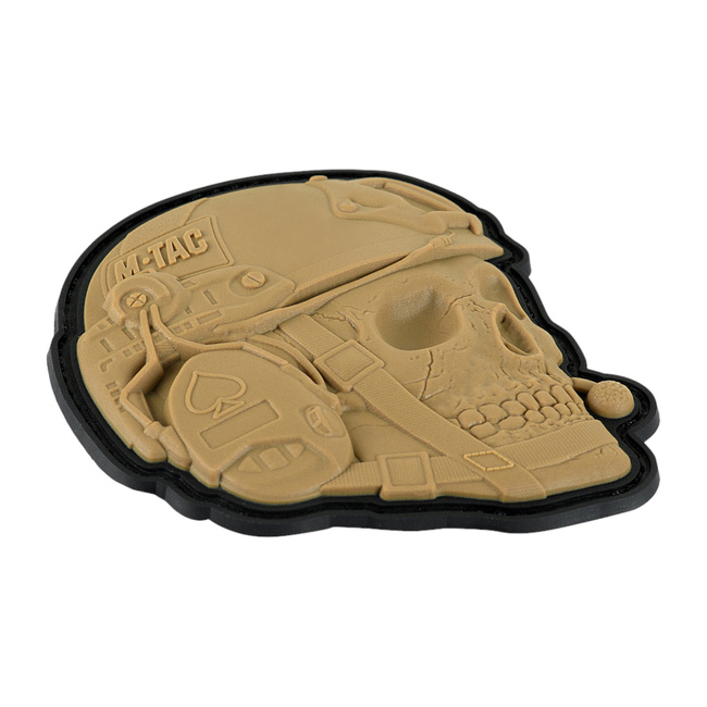 PATCH OPERATOR SKULL - 3D PVC - COYOTE - M-TAC