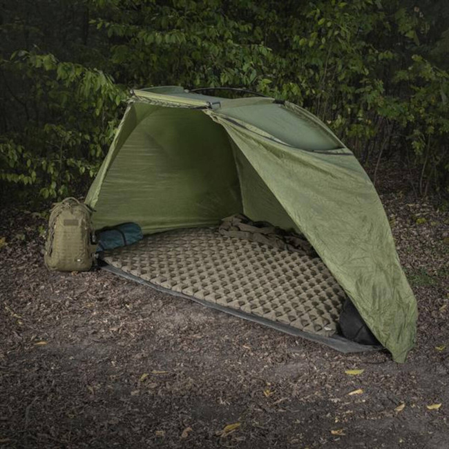 SALTEA GONFLABILA DE DORMIT - 195x120 CM - VERDE OLIVE - M-TAC