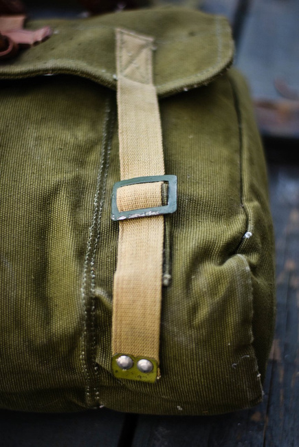 Romanian Military bread bag, post-WWII, Romanian Army Surplus - Like new