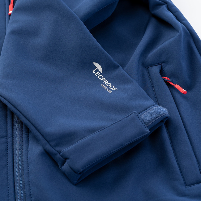 JACHETA SOFTSHELL LINGEN PENTRU BARBATI - BLEUMARIN/ ROSU-PORTOCALIU - MAGNUM