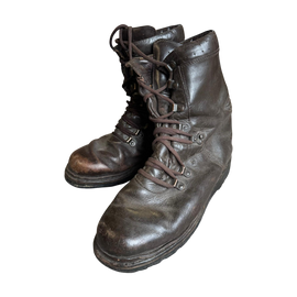 ROMANIAN MILITARY BOOTS - BROWN - USED