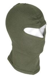 MASCA BALACLAVA 1-HOLE THIN COTTON OLIV