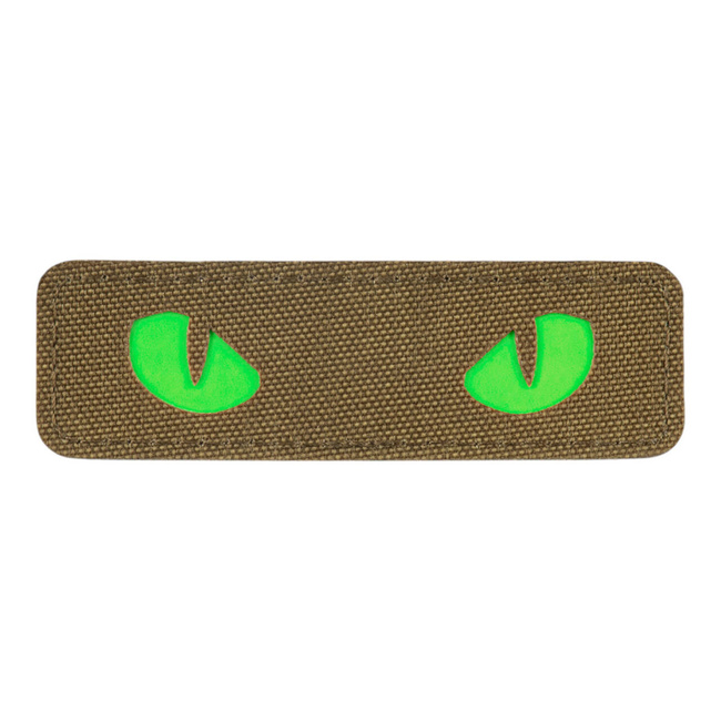 PATCH CAT EYES LASER CUT GID - COYOTE/VERDE - M-TAC