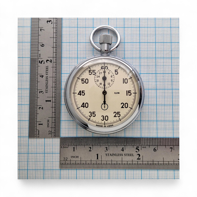 Vintage AGAT Stopwatch - USSR - Romanian Army Military Surplus - In good condition