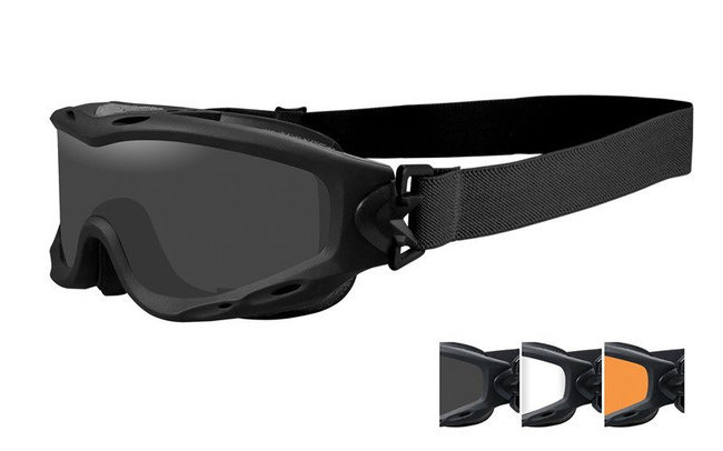 Glasses - Wileyx - SPEAR Smoke/Clear/Light Rust Matte Black Frame