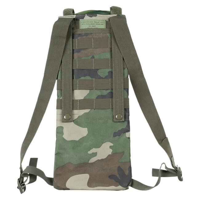 RUCSAC DE HIDRATARE CU REZERVOR TPU - SISTEM MOLLE - WOODLAND - 2,5 L - MFH