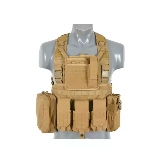 Force Recon Chest Harness - MOLLE - Coyote Tan - 8FIELDS