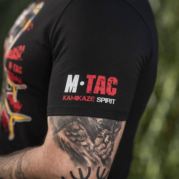 TRICOU KAMIKAZE SPIRIT - NEGRU - M-TAC