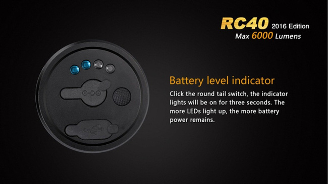 Lanterna Fenix RC40, impermeabila