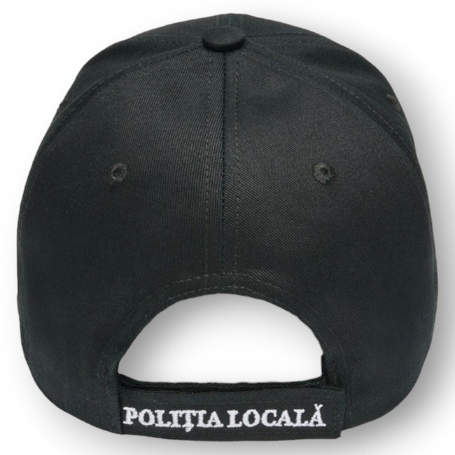 Sapca Politia Locala - Broderie 3D Premium - 100% Bumbac - Reglabila - Neagra - Model Nou
