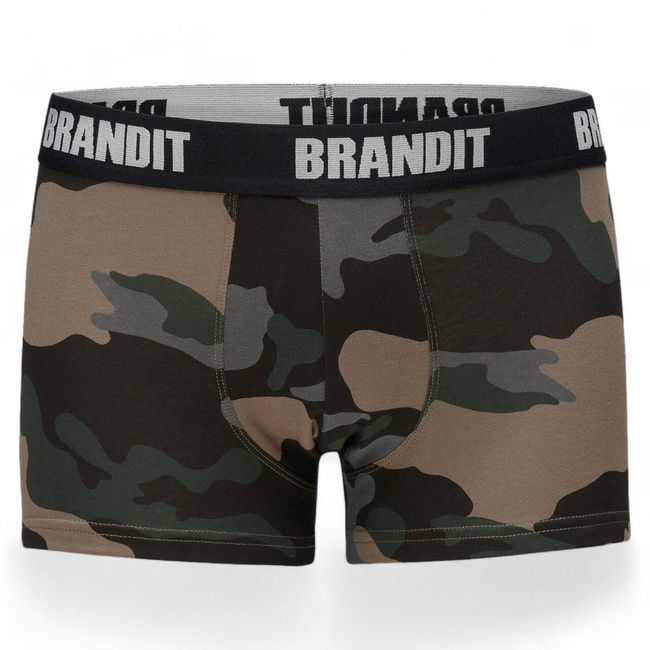 LOGO BOXERS - DARKCAMO/BLACK - BRANDIT (2/PACK)