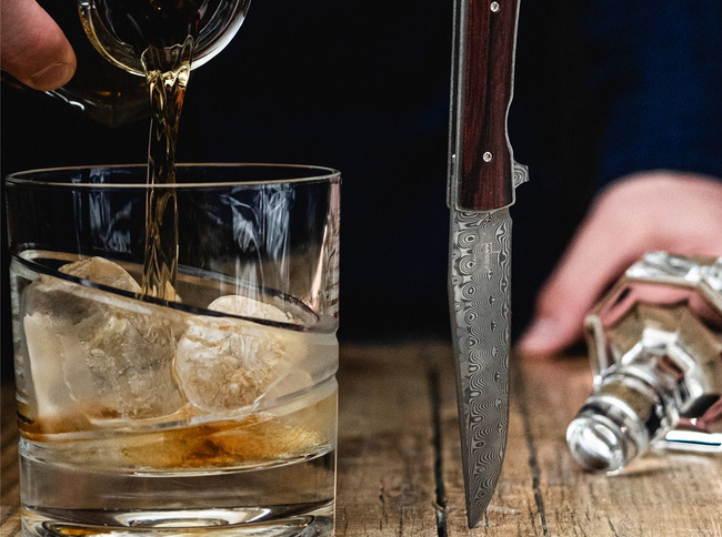 CUTIT DAMASCUS URBAN TRAPPER COCOBOLO - BOKER PLUS