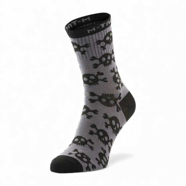 Sosete usoare - Lightweight Mk.3 Pirate Skull - Dark Grey - M-Tac
