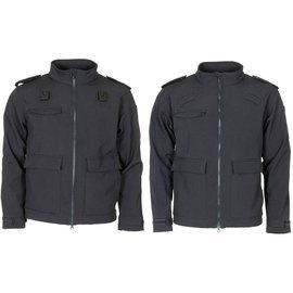 GB SOFT SHELL JACKET "POLICE" - WINDPROOF - BLUE - USED