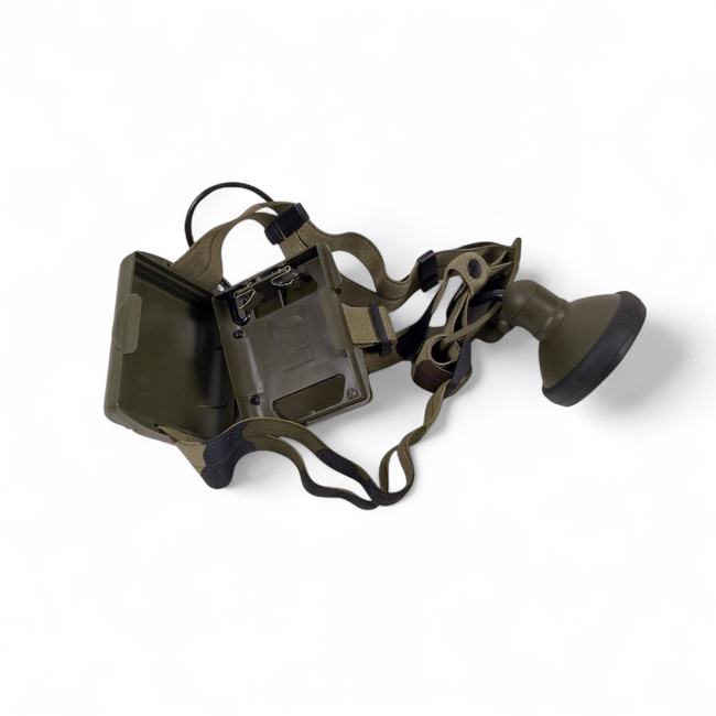 LAGO Headlamp - French Army Military Surplus - Olive Green/CCE Camo - Like New