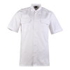 White Short SLEEVE SERVICE SHIRT