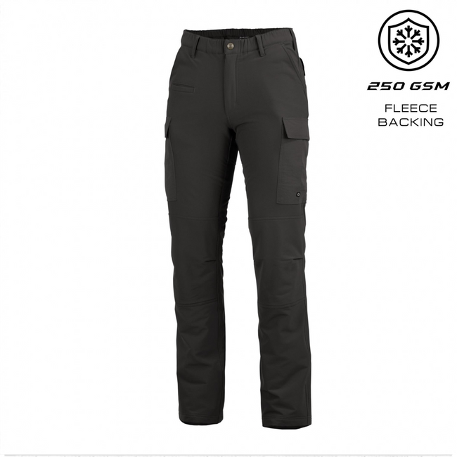 Pantaloni BDU 2.0 cu talie elastica si captuseala din fleece - Arctic - K05068 - Negri - Pentagon - Lungime 34 inci  