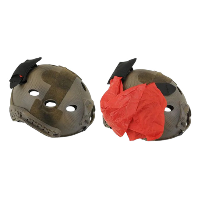 AIRSOFT DEAD RED RAG POUCH - 8FIELDS -   BLACK