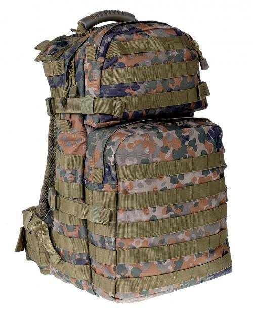 RUCSAC MARE ARMATA SUA - ASSAULT I - 38 L - CAMUFLAJ FLECKTARN
