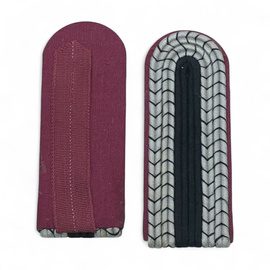 Pereche grade vintage pentru epoleti - Sergent Major - Pompieri - Surplus Militar Armata Germaniei de Est (RDG - NVA - Volksmarine) - In Stare Buna