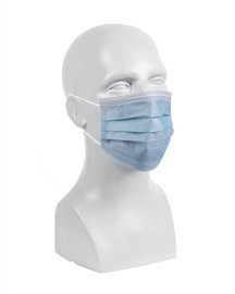 MOUTH NOSE COVER DISPOSABLE 3 LAYERS W.NOSE CLIP