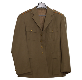 Veston uniforma - Surplus militar românesc - Khaki - Uzat