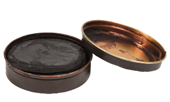 CREMA MARONIE PENTRU PANTOFI, CU GRASIME - PROVENIENTA ARMATA ELVETIANA -  cca. 100-130 g - IN STARE BUNA