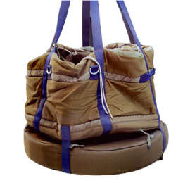 CONTAINER TEXTIL PENTRU DEPOZITARE - SURPLUS MILITAR ARMATA ROMANA - ROTUND