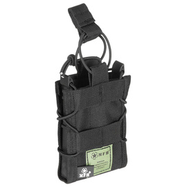 POUCH PENTRU INCARCATOR - BUNGEE LOCK - NEGRU - MFH