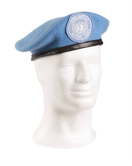 BERETA GERMANA - NATIUNILE UNITE (UN/ONU) - ALBASTRU DESCHIS - SURPLUS MILITAR - UZATA