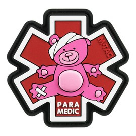 PATCH PARAMEDIC URSUS (PVC) - ROZ/NEGRU - M-TAC