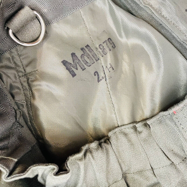 PANTALONI  VINTAGE DE LUCRU CARGO MDL M44 - ANII '80 - UNISEX - 27" - VERDE OD - SURPLUS MILITAR ARMATA GERMANA