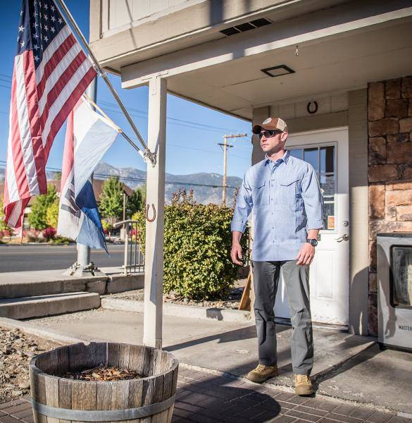 CAMASA DEFENDER MK2 GENTLEMAN - ALBASTRU MELANGE