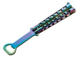 DESCHIZATOR DE STICLE "RAINBOW BALISONG" - MAGNUM BY BOKER