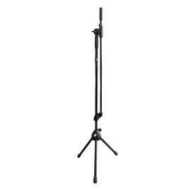 STATIV MICROFON - 130 CM - SURPLUS MILITAR ARMATA ROMANA - NEGRU - IN STARE BUNA