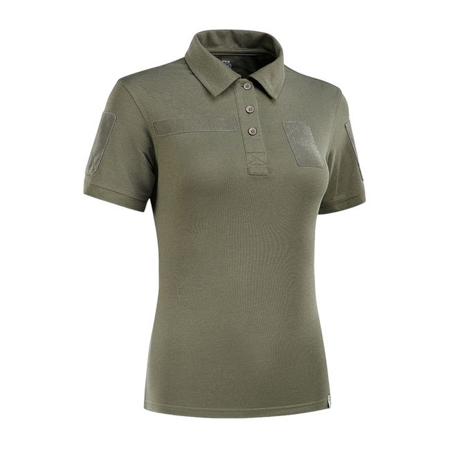 WOMEN'S TACTICAL POLO T-SHIRT - POLO-SHIRT 65/35 LADY - ARMY OLIVE - M-TAC