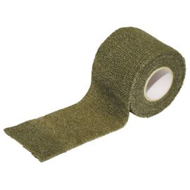 SELF-ADHESIVE CAMOUFLAGE TAPE - MFH - 50 MM/4.5 M - OD GREEN