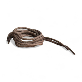 Pair of Shoe Laces - Round - AURA S.A. - 60 cm - Romanian Army Military Surplus - Brown - In Good Condition