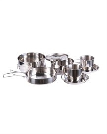 STAINLESS STEEL COOKING SET - 8 PIECES