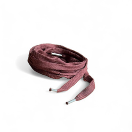 Pereche Sireturi Incaltaminte - Plate - AURA S.A. - Model Cezar - 65 cm - Surplus Militar Armata Romana - Maro - In Stare Buna