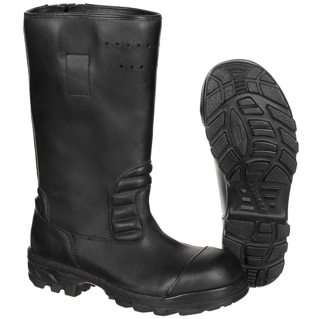 Cizme de pompieri captusite - Baltes Delta Pro S3 - Surplus militar de la armata germana - Uzate