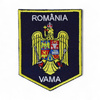 Emblema scut Vama - 8,5 x 6,5 cm - Suport Bleumarin - Cu scai (Velcro)