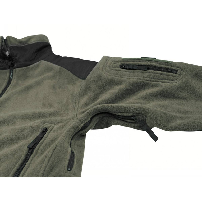 Jacheta Fleece "Heavy-Strike", VERDE OD