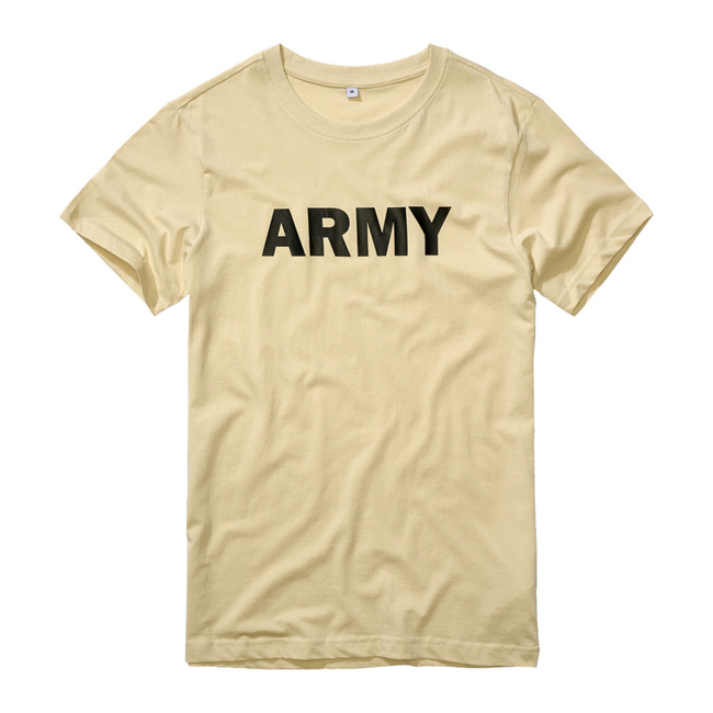 TRICOU - ARMY PRINT - BEIGE - BRANDIT